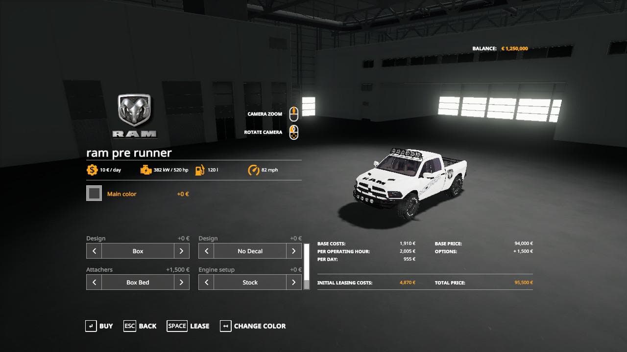 Ram Pre Runner
