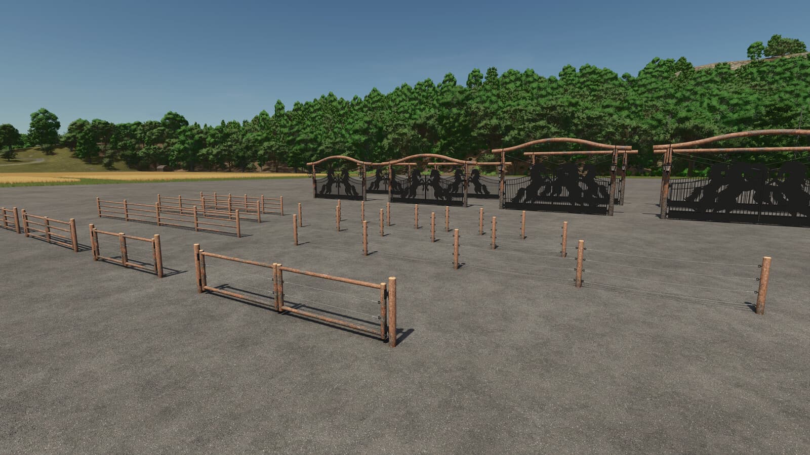 Ranch Gates And Fences Packs 4