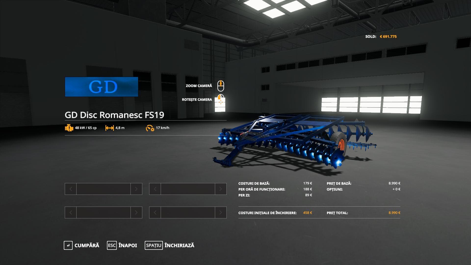 Romanian Disc GD Harrow 4