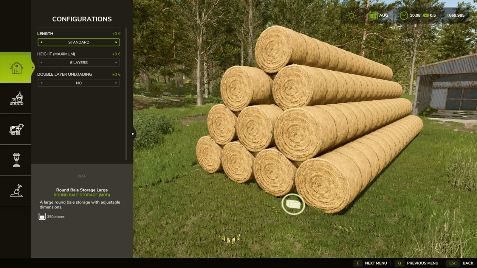 Round Bale Storage 3