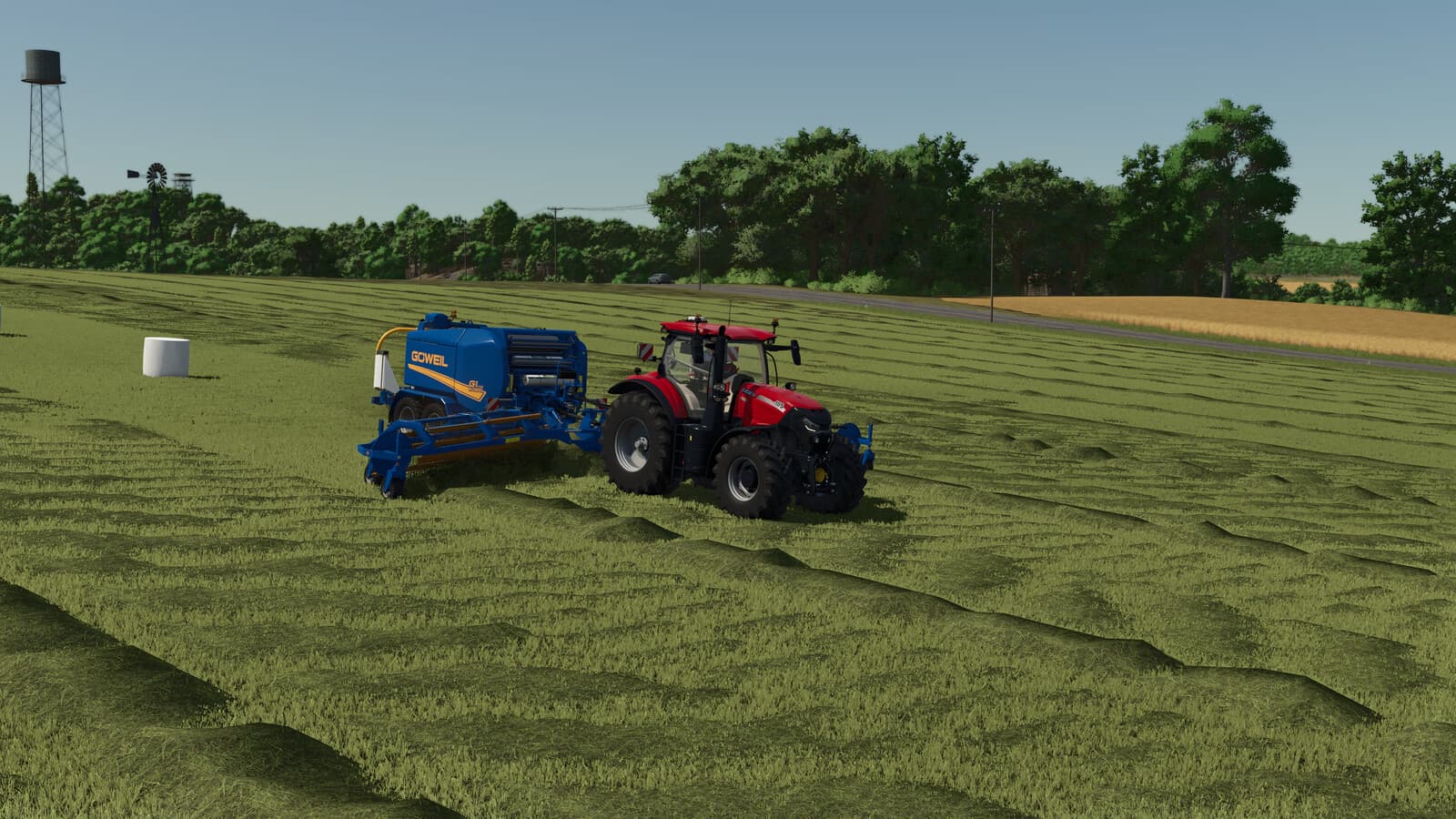 Round Balers Pack With Windrower 4