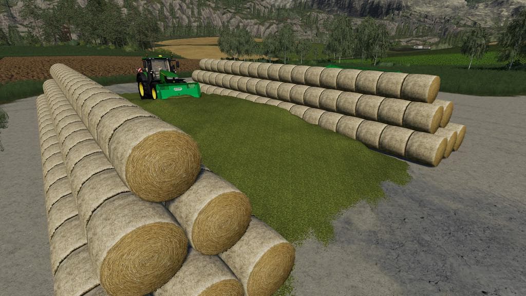 Round Bale Bunker Silo