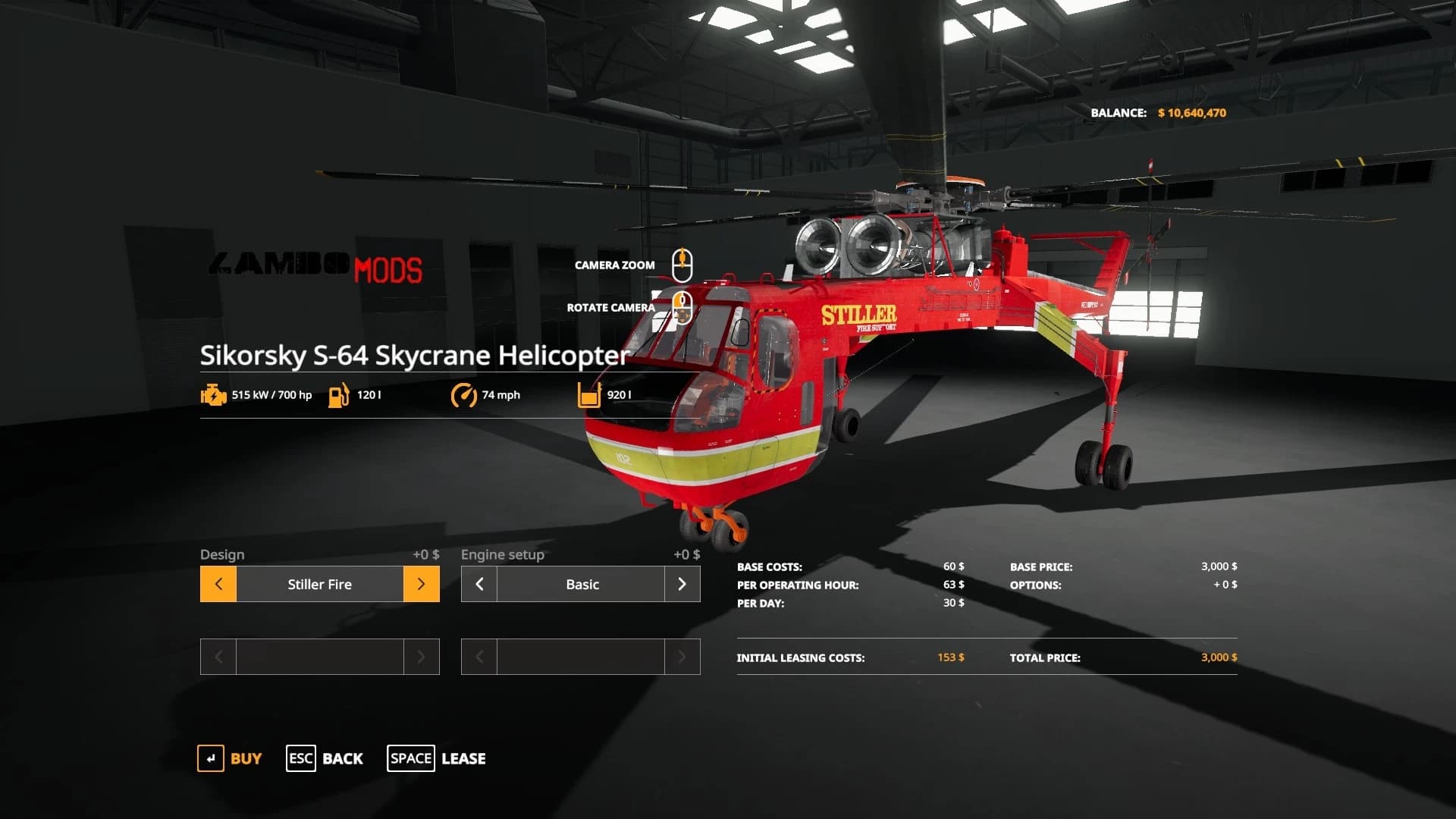 S64 SKYCRANE / STILLER FIRE SUPPORT 3