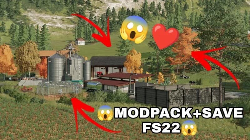 MODPACK & SAVEGAME ERLENGRAT FS22 5