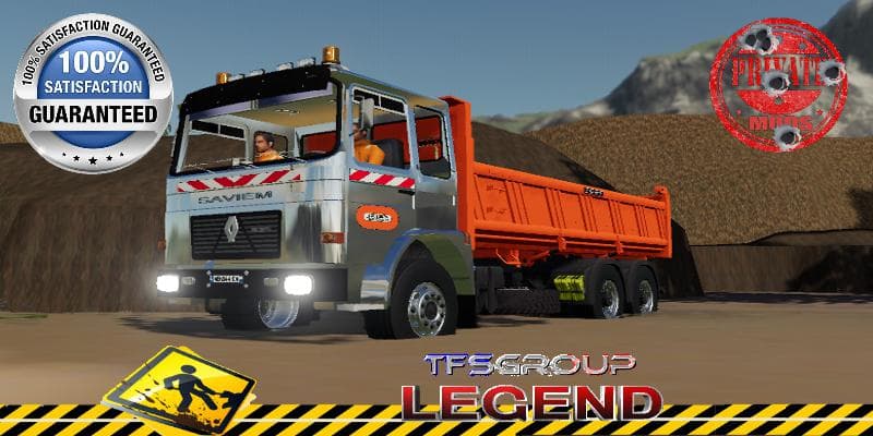 SAVIEM SM 280TU BENNE 3