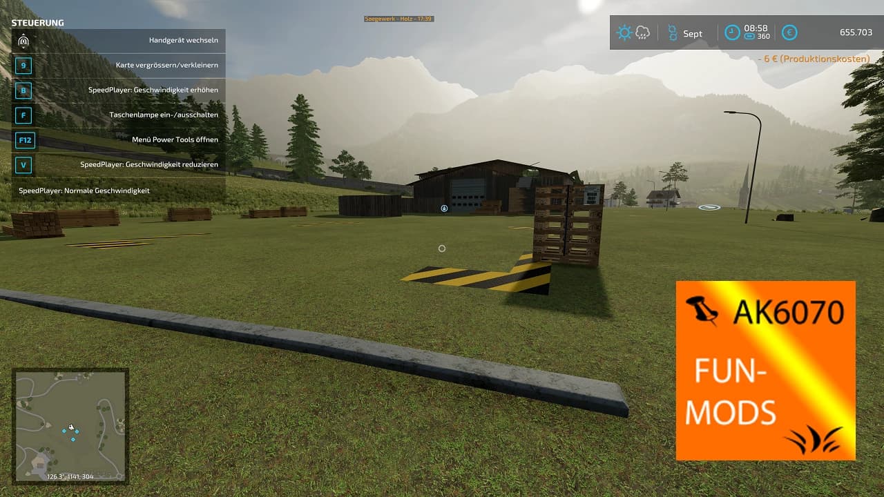 SAWMILL WITH EMPTY PALLETS 4