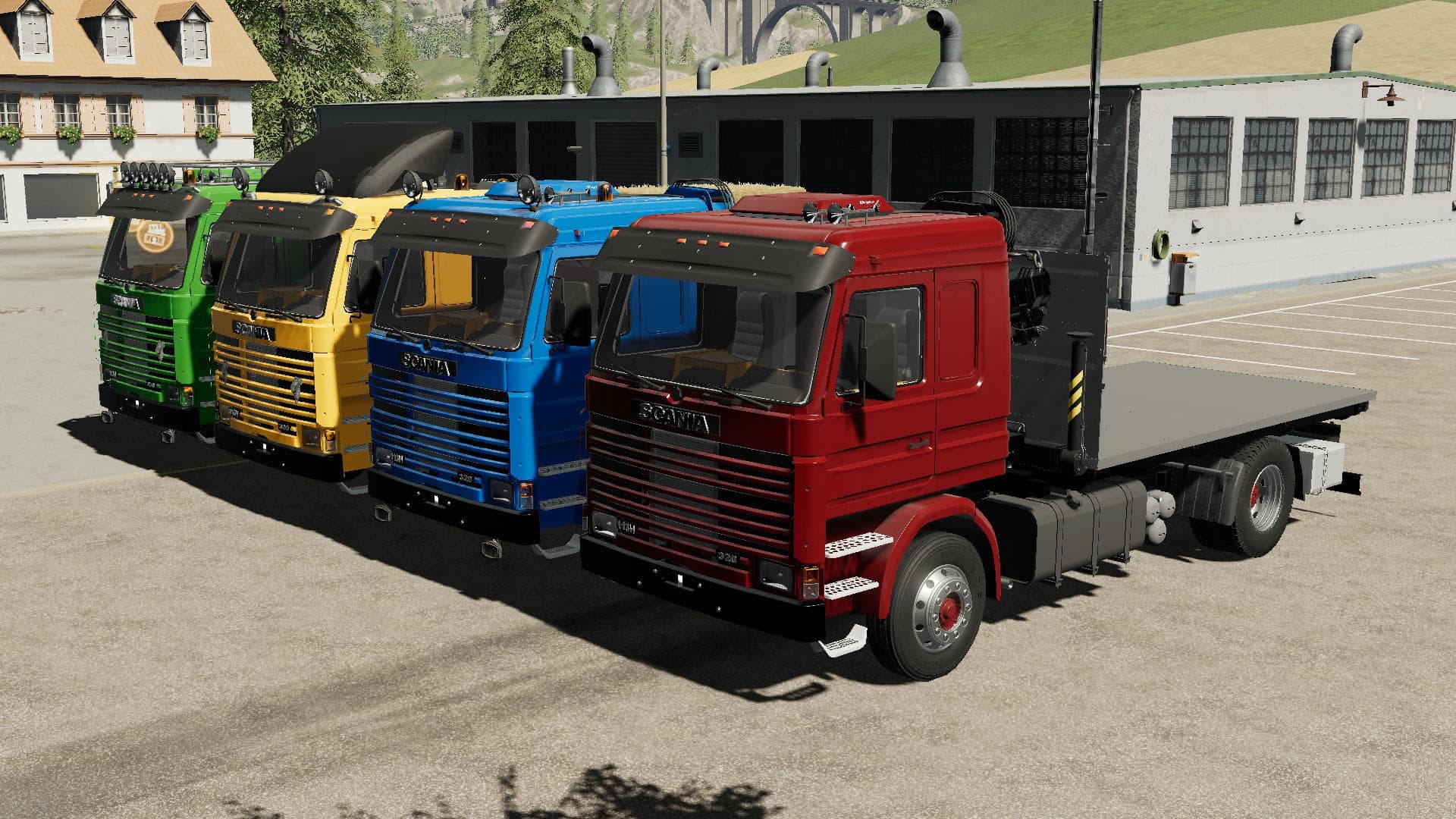 SCANIA 113H SIDEDOORS + CRANE 4