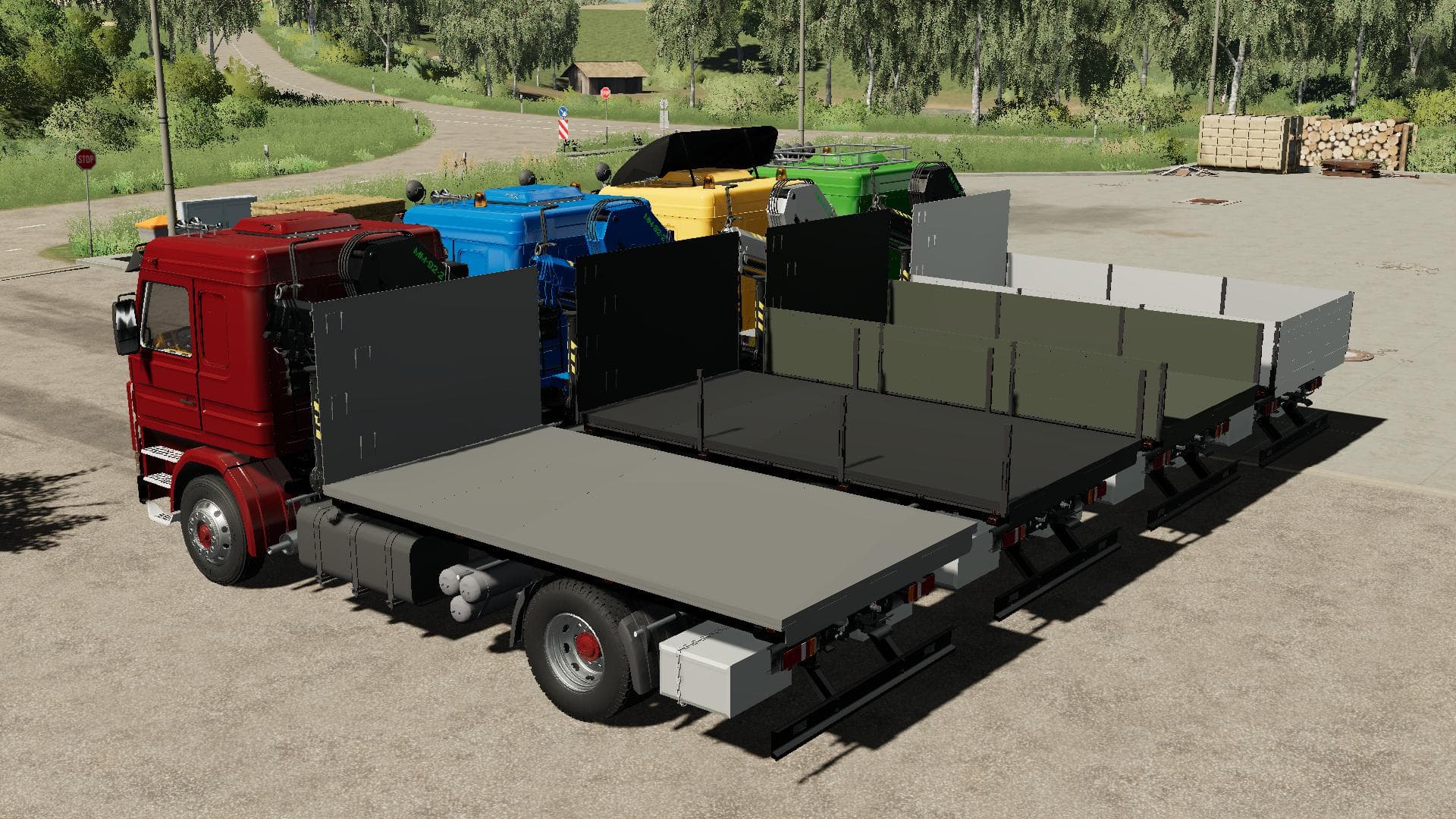 SCANIA 113H SIDEDOORS + CRANE 3
