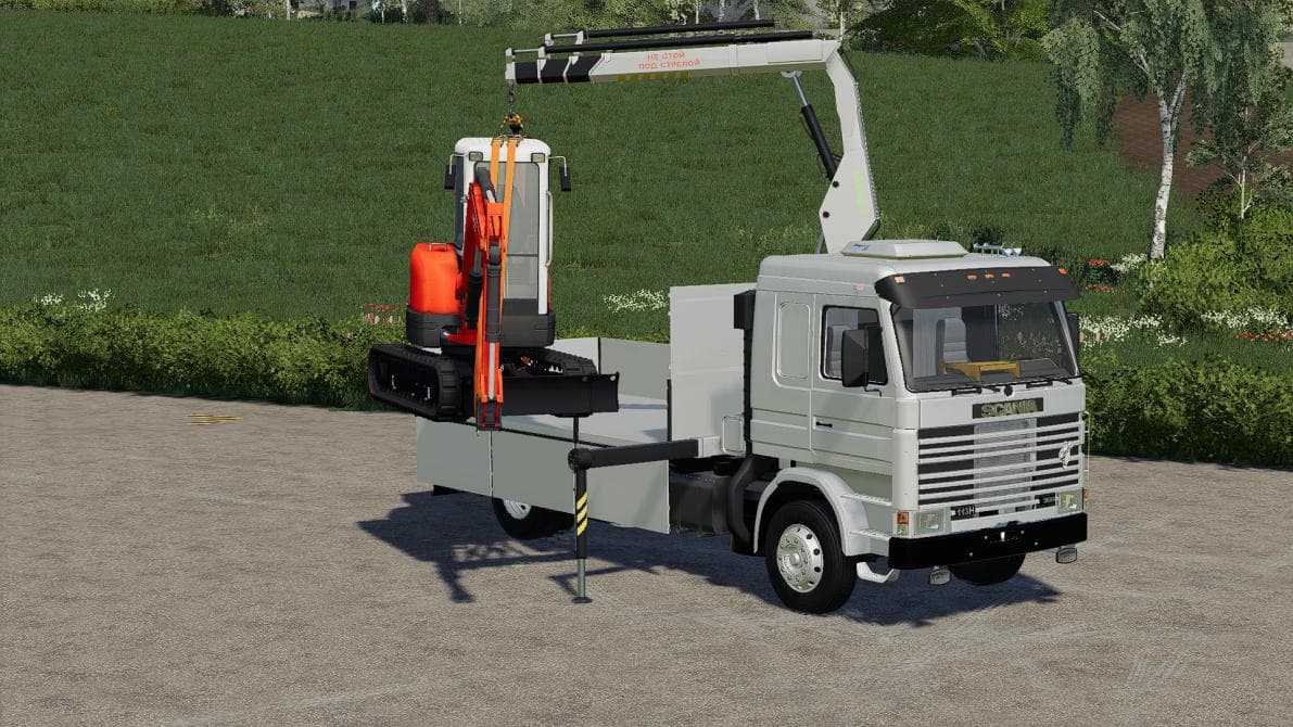 SCANIA 113H SIDEDOORS + CRANE 2
