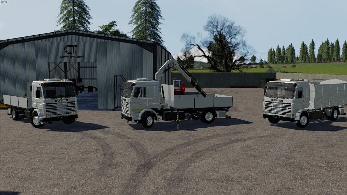 SCANIA 113H SIDEDOORS + CRANE
