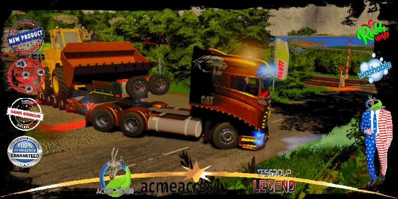 SCANIA R1000 CATERPILAR 4