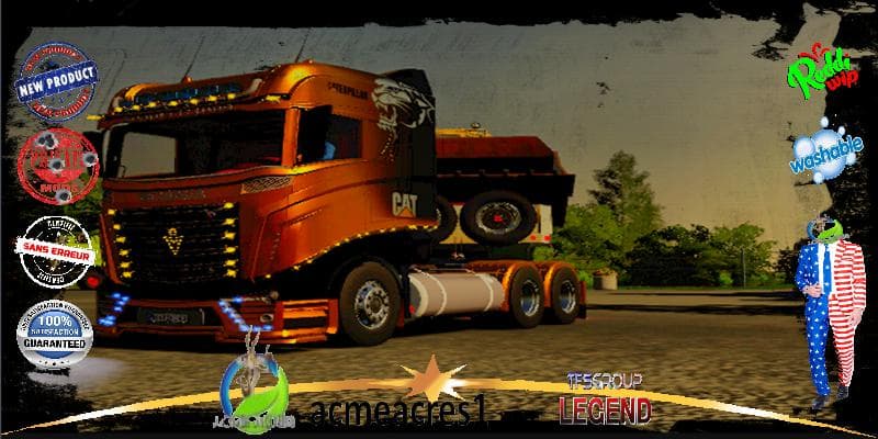 SCANIA R1000 CATERPILAR 3