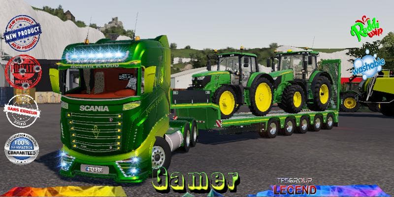 SCANIA R1000 JOHN DEERE 5
