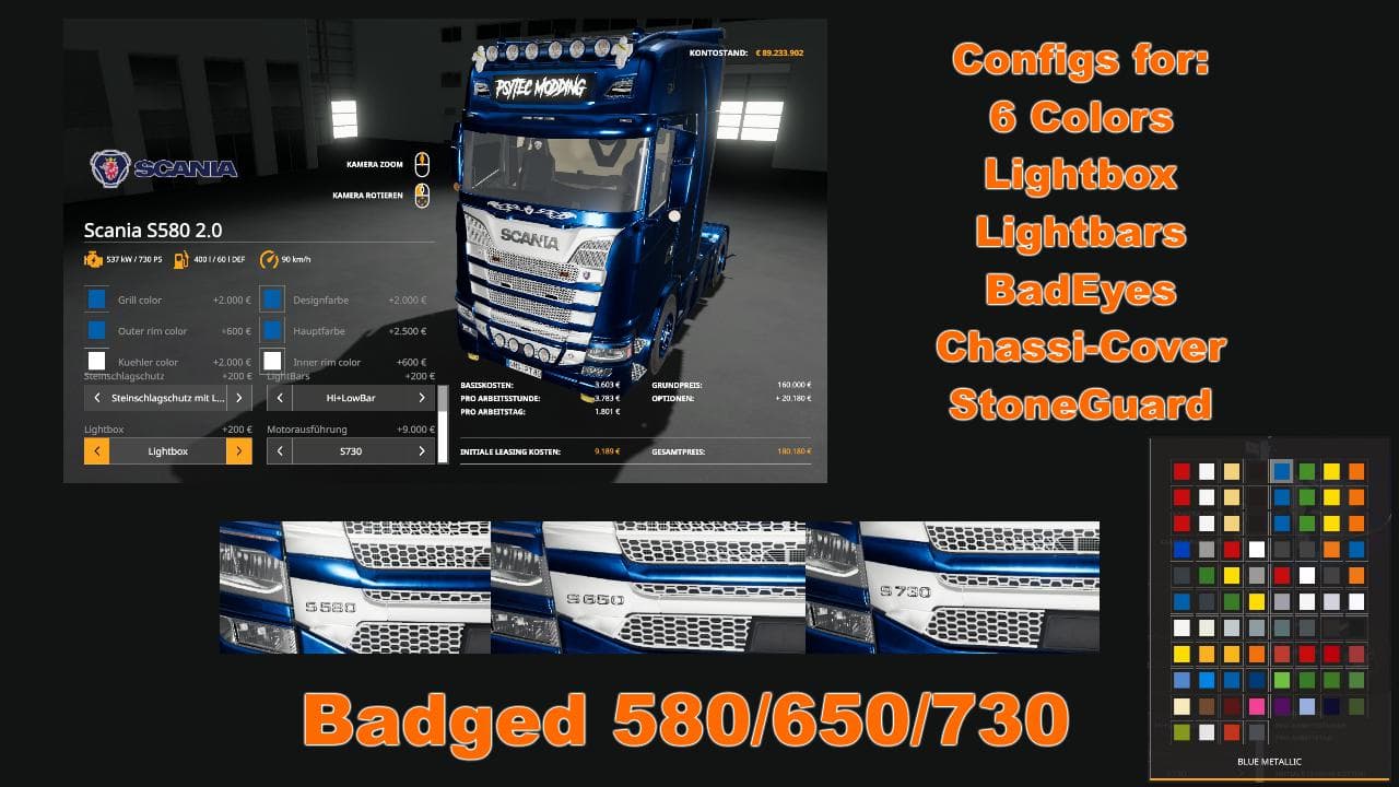 SCANIA S 580-730 LIGHT-FIX 6