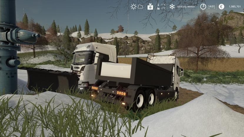 SCANIA TIPPER WITH PLOW 5