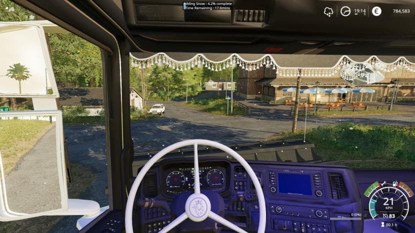 SCANIA TIPPER WITH PLOW 2