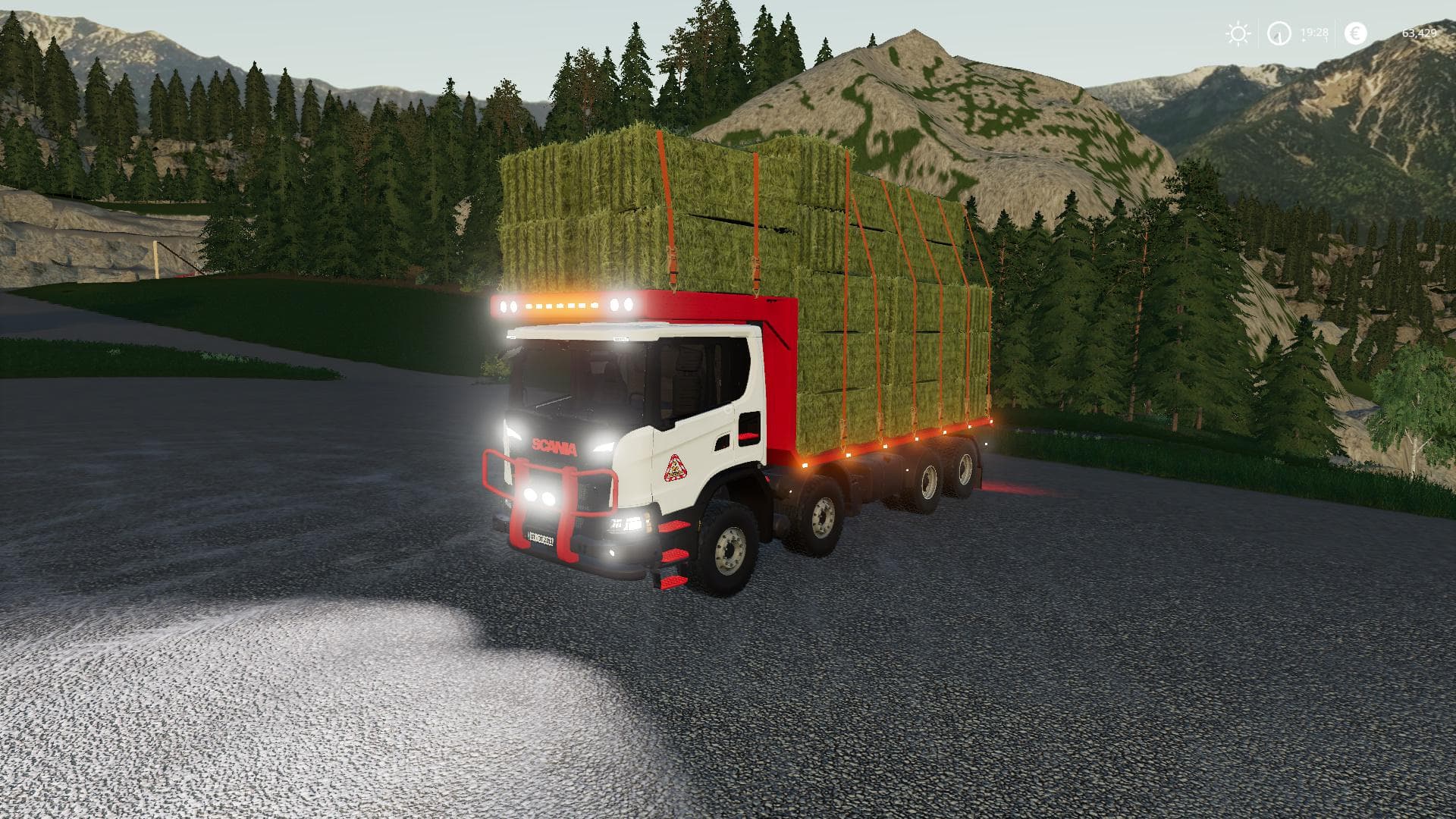 SCANIA XT 8X8 FLAT BED 5
