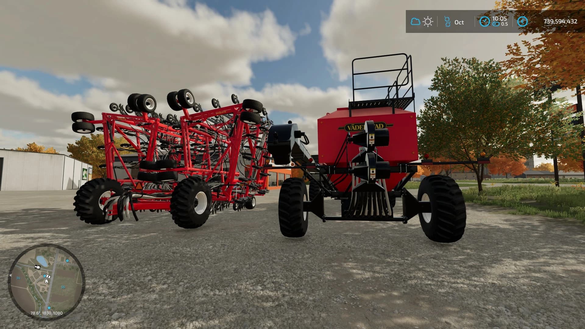 SEED HAWK 980 AIR CART & XLAIRDRILL84 5