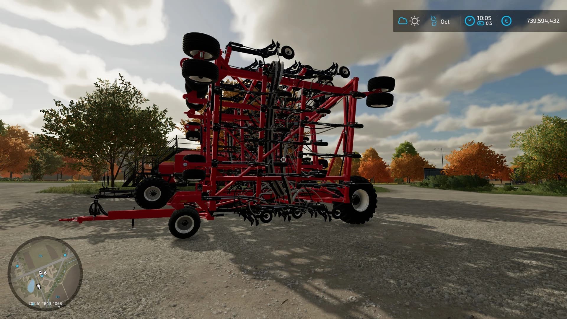 SEED HAWK 980 AIR CART & XLAIRDRILL84 2