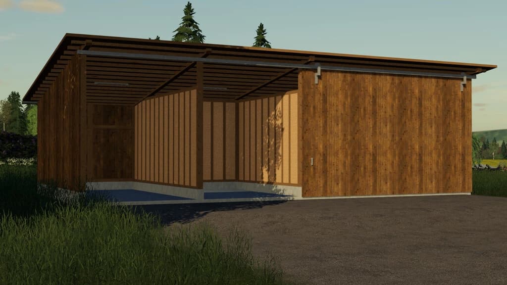 SHED WITH WOODCHIP HEATING 2