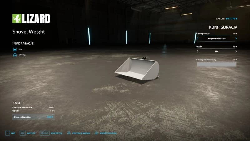SHOVEL WEIGHT