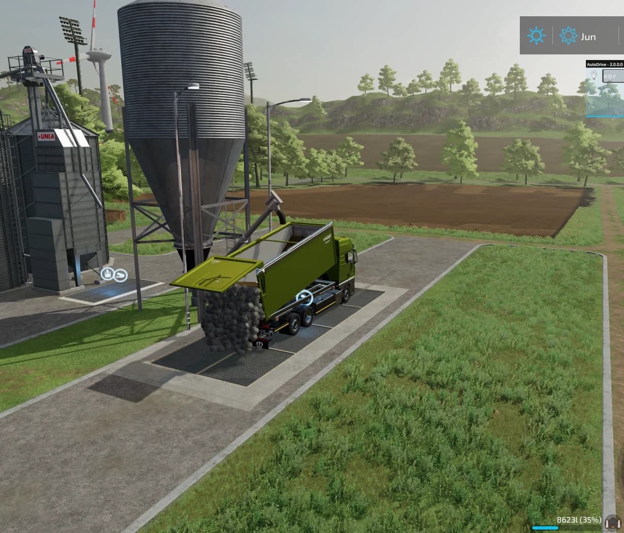 SILAGE UND COMPOST SILO