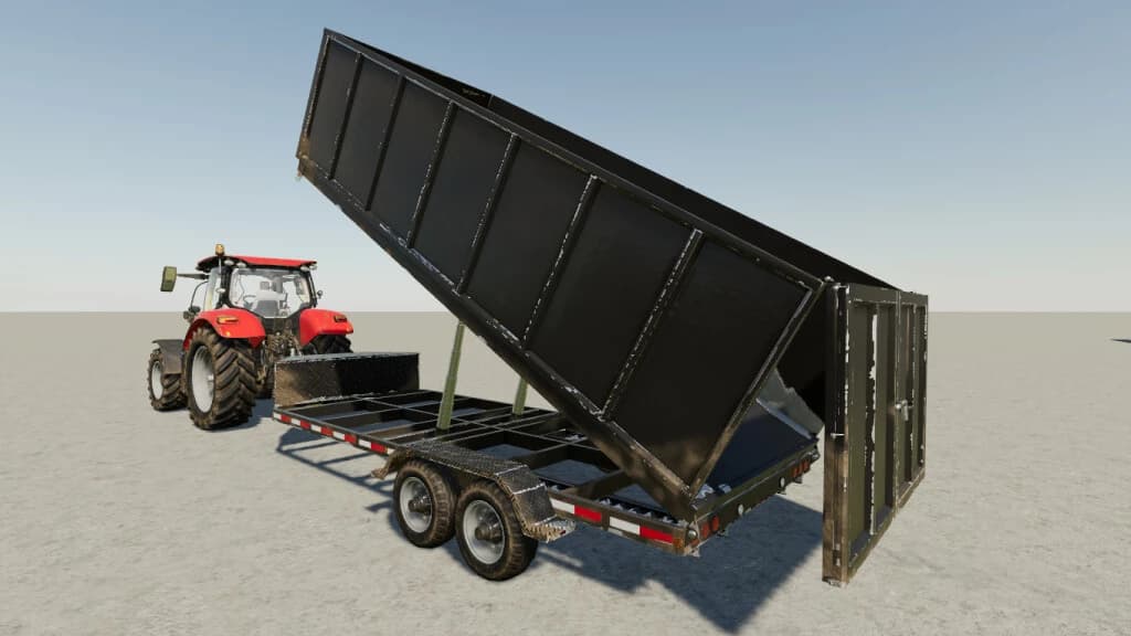 SMALL FLATBED TRAILER WITH TIPPER/LOGGING OPTIONS 4