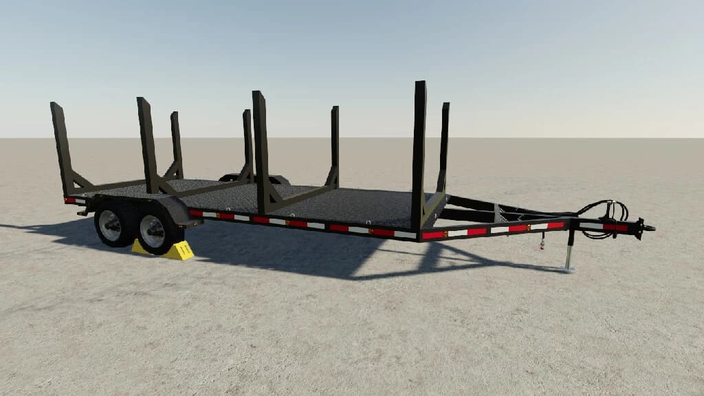 SMALL FLATBED TRAILER WITH TIPPER/LOGGING OPTIONS 3