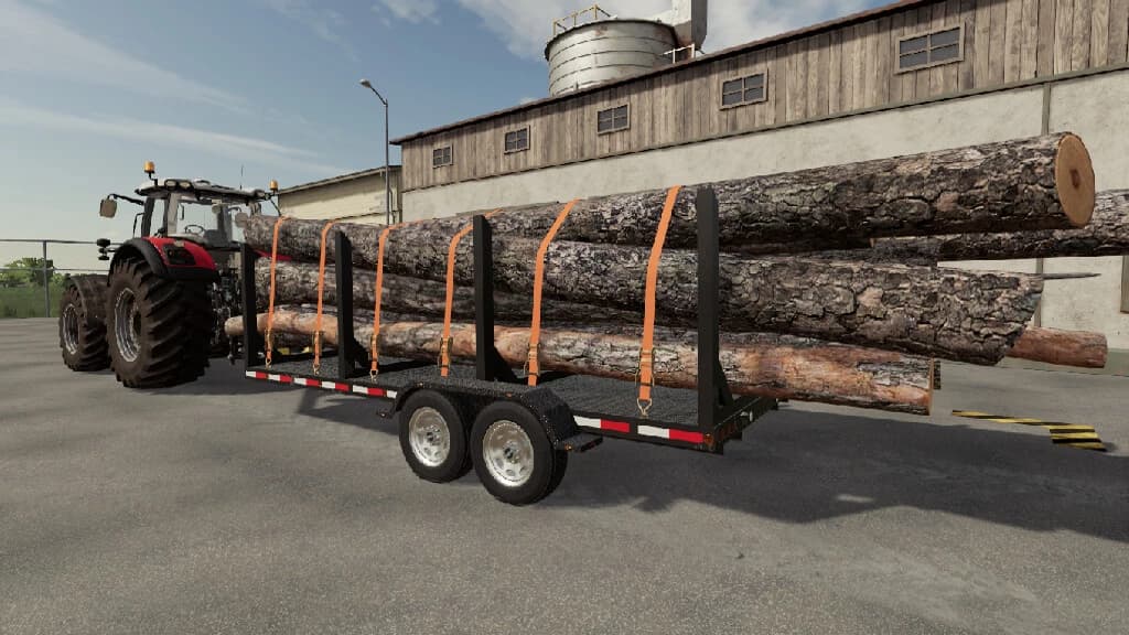 SMALL FLATBED TRAILER WITH TIPPER/LOGGING OPTIONS 2