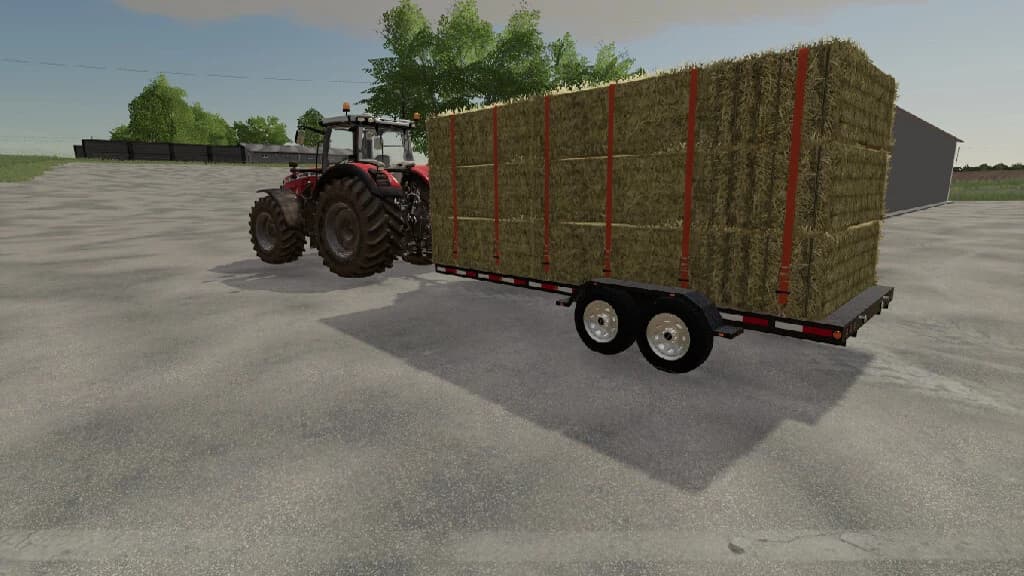SMALL FLATBED TRAILER WITH TIPPER/LOGGING OPTIONS