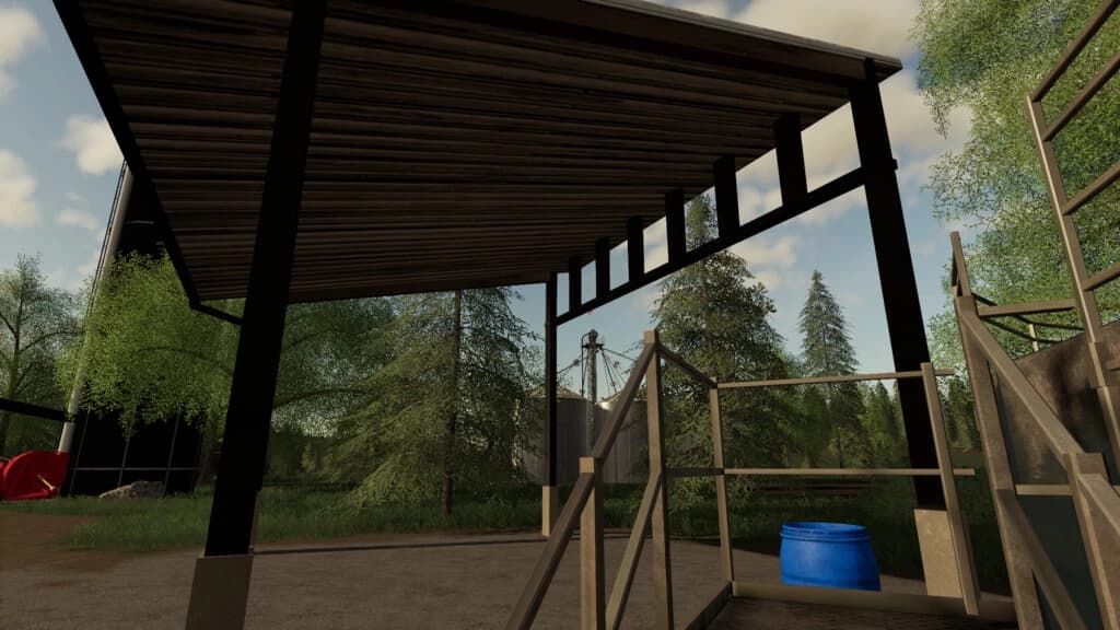 SMALL OPEN SHED