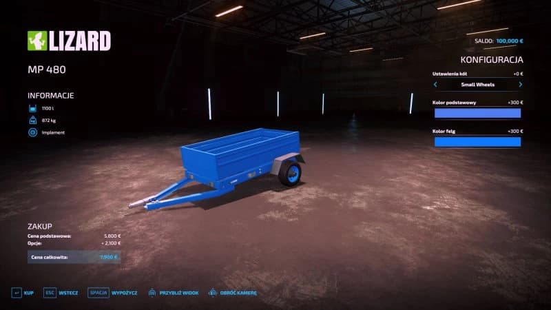 SMALL TRAILER MP480