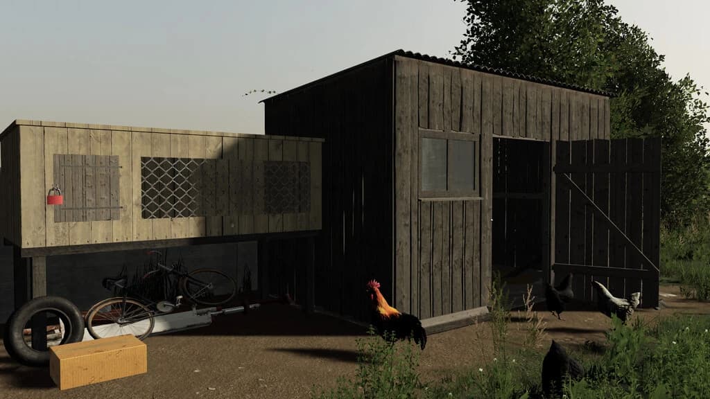 SMALL WOODEN CHICKEN COOP 2
