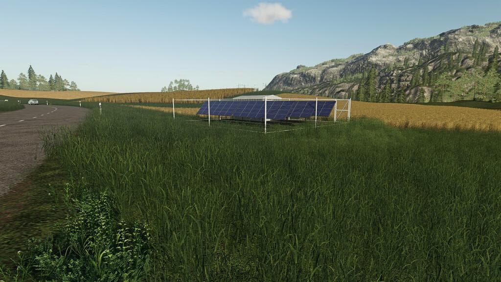 SOLAR FIELD LARGE AND SMALL