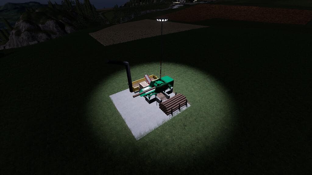 STATIONARY WOOD CHIPPER