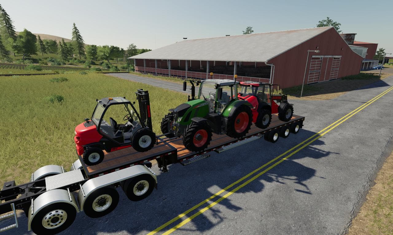 STEP DECK TRAILER IBM LPM85 5
