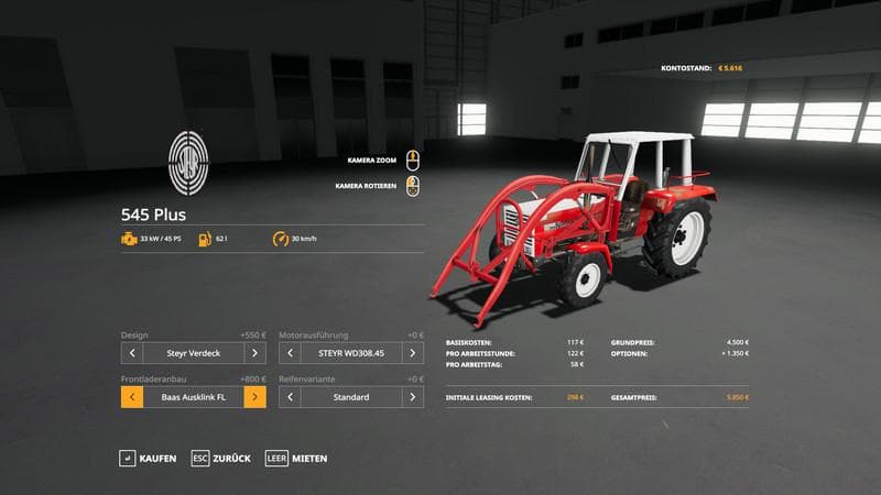 STEYR 545 Plus basic version 4
