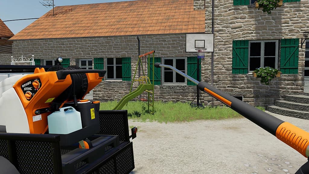 STIHL RE581 WITH TRAILER 3