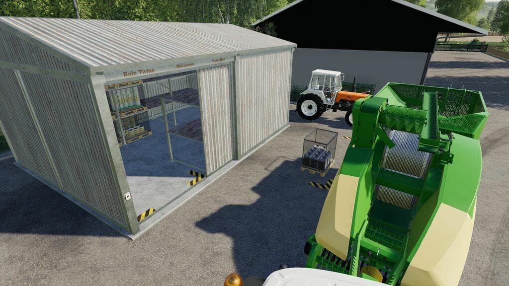 STRAW HARVEST PALLET STORAGE 5