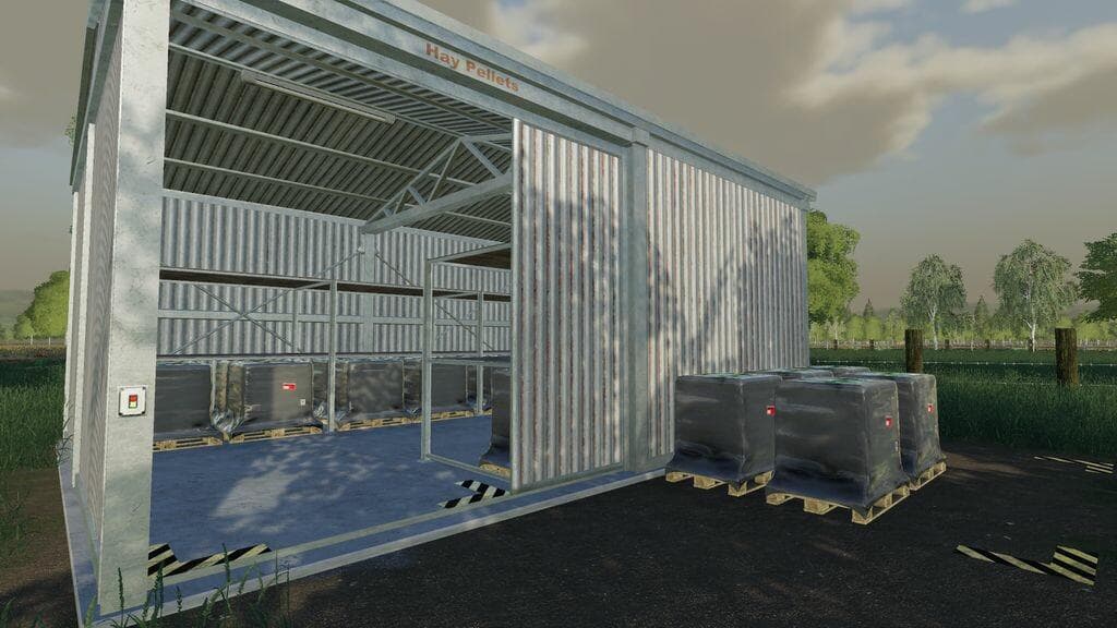 STRAW HARVEST PALLET STORAGE 4