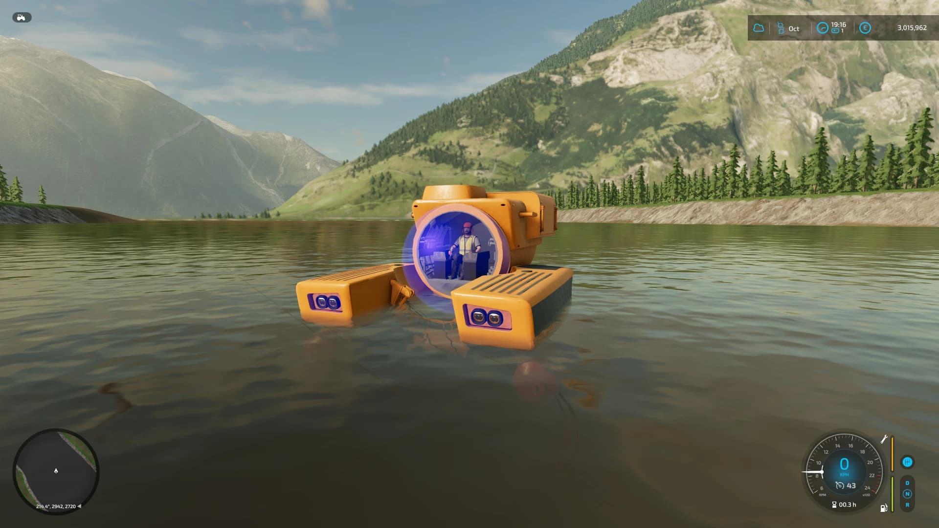SUBMARINE FOR YUKON VALLEY MAP