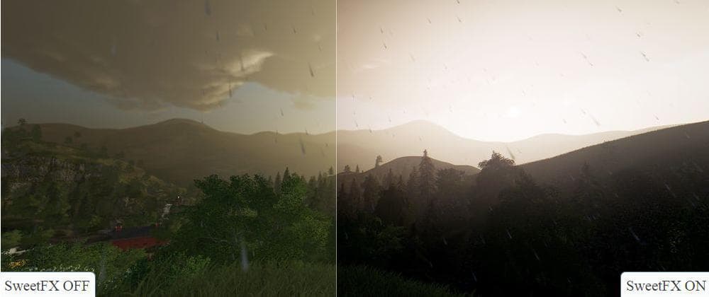 SWEETFX IMPROVED GRAPHICS