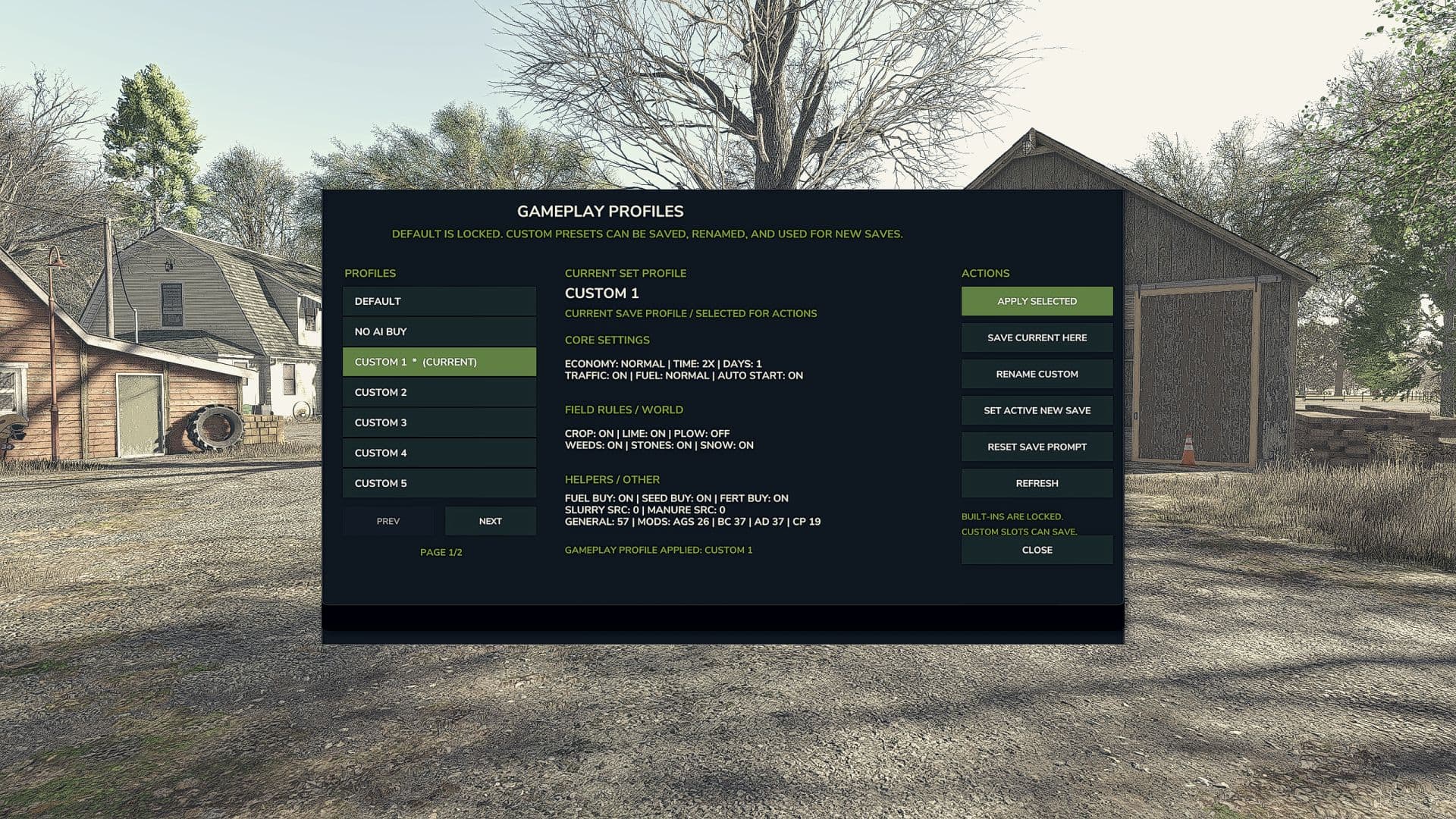 Save Gameplay Settings 3