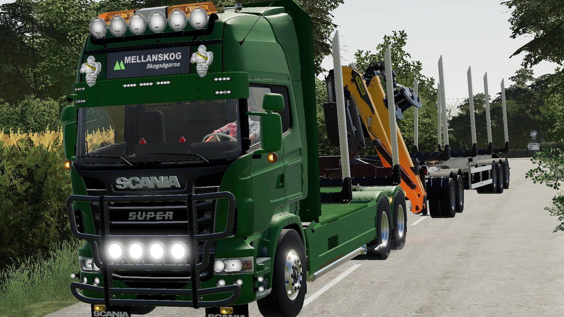 Scania r730 log truck 3