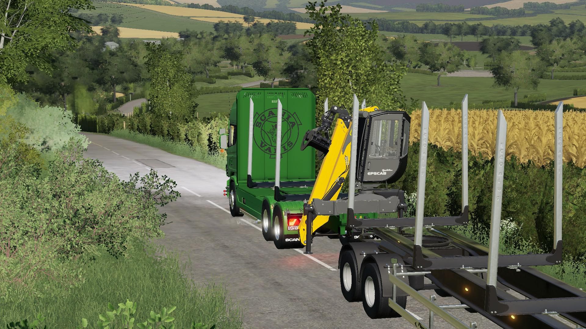 Scania r730 log truck 2