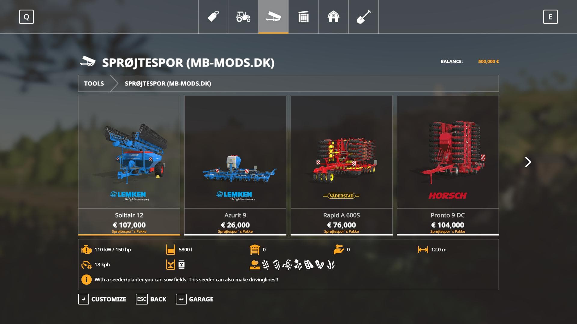 Seeder pack 13 4