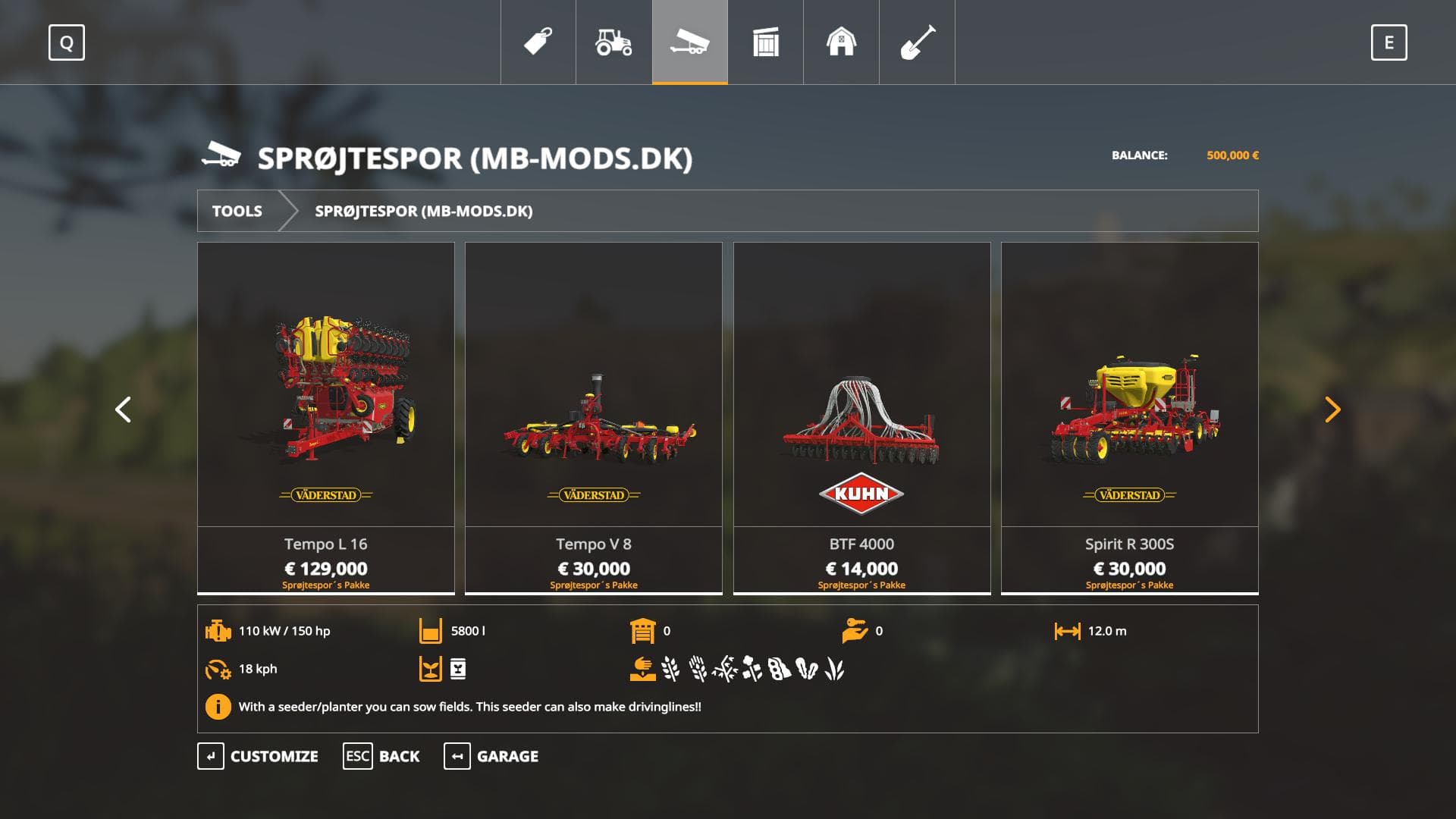 Seeder pack 13 3