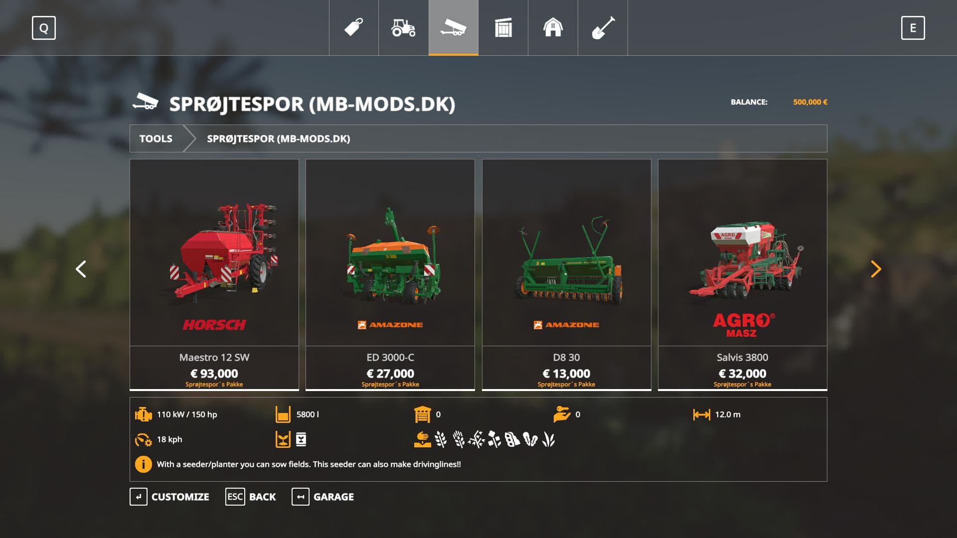 Seeder pack 13 2