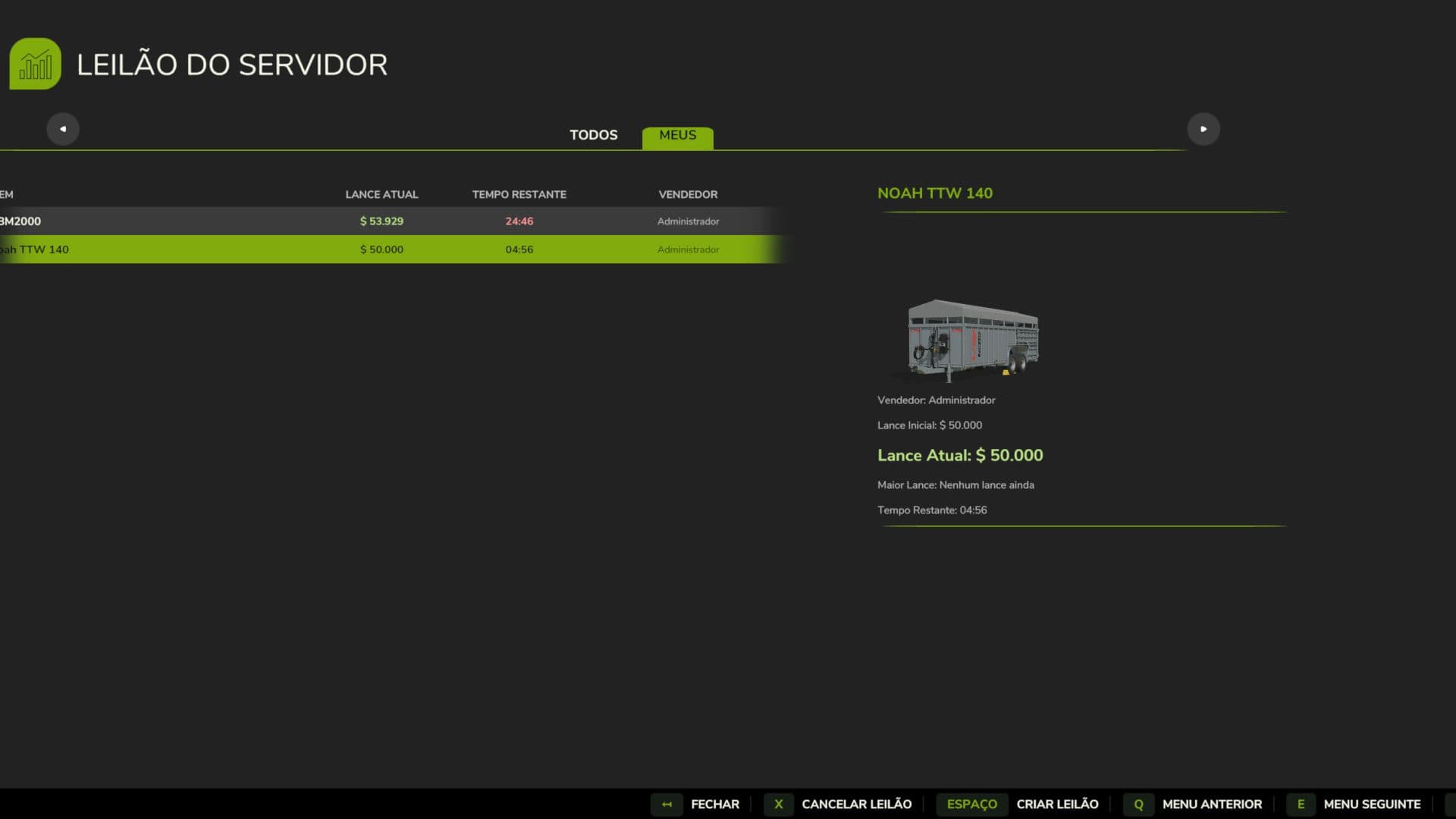Server Auction 5