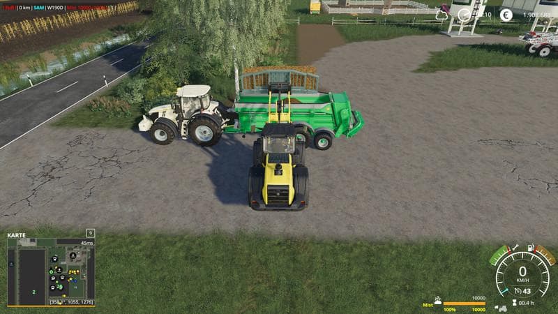 Silage fork with capacity selection and color choice 4